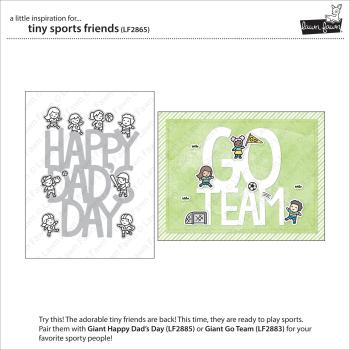 Lawn Fawn Stempelset "Tiny Sports Friends" Clear Stamp