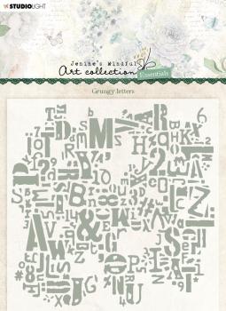 Studio Light - Grungy Letters Essentials 3D Embossing Folder