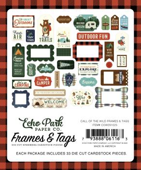 Echo Park "Call Of The Wild" Frames & Tags
