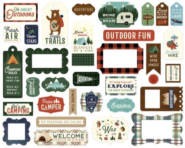 Echo Park "Call Of The Wild" Frames & Tags