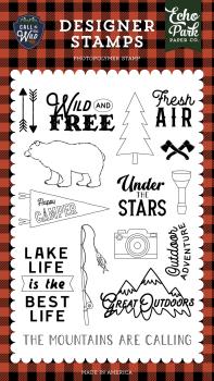 Echo Park Stempelset "Fresh Air" Clear Stamp