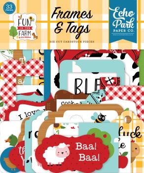 Echo Park "Fun On The Farm" Frames & Tags