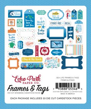 Echo Park "Sea Life" Frames & Tags