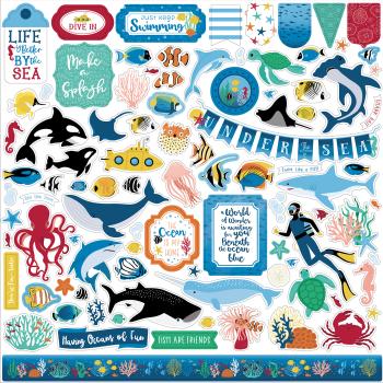Echo Park "Sea Life" 12x12" Element Stickers