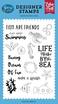 Echo Park Stempelset "Oceans Of Fun" Clear Stamp