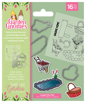 Crafters Companion - Garden Gnomes - Stanze & Stempel