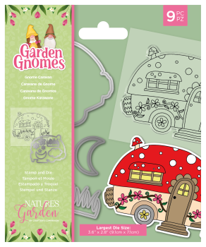 Crafters Companion -Garden Gnomes - Stanze & Stempel