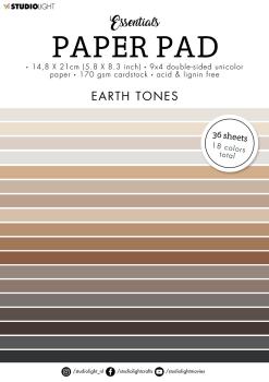 Studio Light - Paper Pad - Earth Tones 