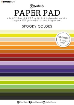 Studio Light - Paper Pad - Spooky Colors 