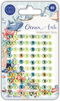 Craft Consortium Enamel Dots " Ocean Tale Iridescent "