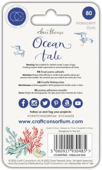 Craft Consortium Enamel Dots " Ocean Tale Iridescent "