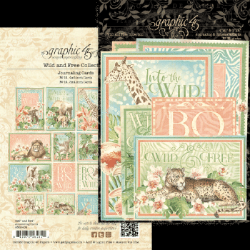Graphic 45 "Wild & Free " Journaling Cards