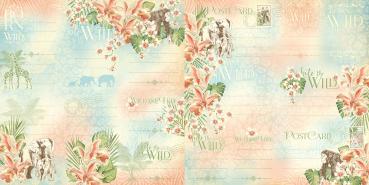 Graphic 45 "Wild & Free " Journaling Cards