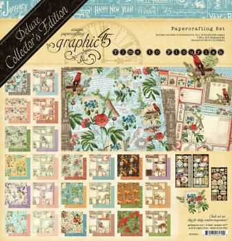 Graphic 45 Time to Flourish Deluxe Collector's Edition Deluxe Collectors Edition 