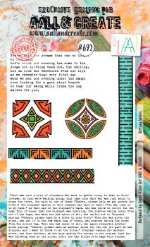 AALL and Create African Voices  Stamps - Stempel A6