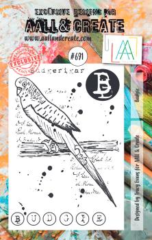 AALL and Create Budgie Stamps - Stempel A7