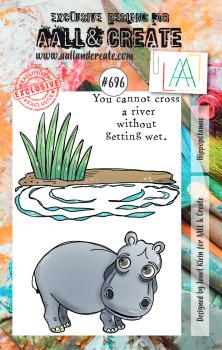 AALL and Create Hippopotamus Stamps - Stempel A7