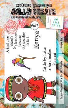 AALL and Create Kenyan Boy Stamps - Stempel A7