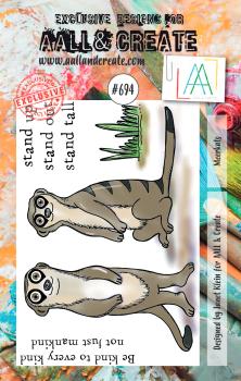 AALL and Create Meerkats  Stamps - Stempel A7