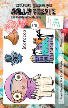 AALL and Create Morocco Stamps - Stempel A7