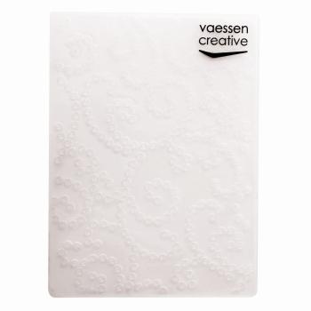 Vaessen Creative - Embossingfolder "Edelstein Wirbel" - Prägefolder