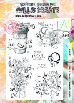 AALL and Create Caffeinated Stamps - Stempel A4