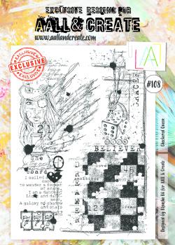 AALL and Create Checkered Queen Stamps - Stempel A4
