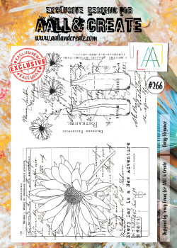 AALL and Create Daisy Elegance Stamps - Stempel A4