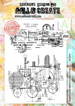 AALL and Create Red Baron  Stamps - Stempel A4