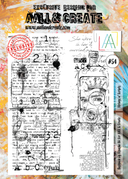 AALL and Create Strings n' Scripts Stamps - Stempel A4