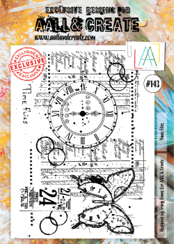AALL and Create Times Flies Stamps - Stempel A4