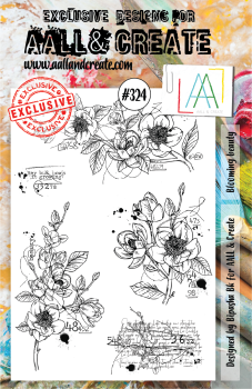 AALL and Create Blooming Beauty Stamps - Stempel A5