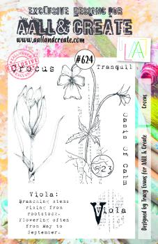 AALL and Create Crocus Stamps - Stempel A5