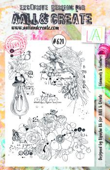 AALL and Create Filaments & Feathers Stamps - Stempel A5