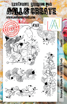 AALL and Create Flourish Stamps - Stempel A5