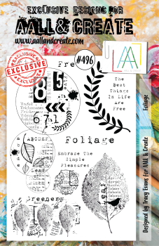 AALL and Create Foliage Stamps - Stempel A5