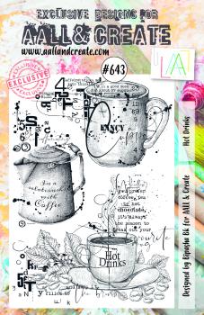 AALL and Create Hot Drinks Stamps - Stempel A5