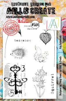 AALL and Create Key Botanicals Stamps - Stempel A5
