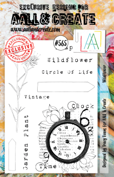 AALL and Create Wildflower Stamps - Stempel A5