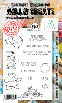 AALL and Create At The Beach Stamps - Stempel A6