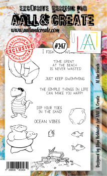 AALL and Create  At The Beach  Stamps - Stempel A6