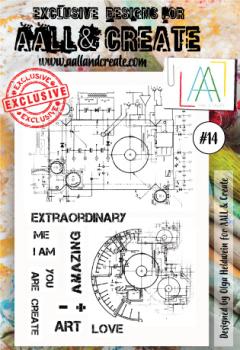 AALL and Create Blueprint Stamps - Stempel A6