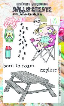 AALL and Create Camping Stamps - Stempel A6