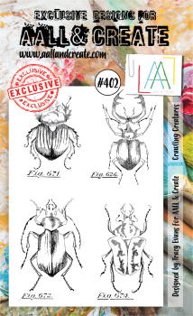 AALL and Create Crawling Creatures Stamps - Stempel A6