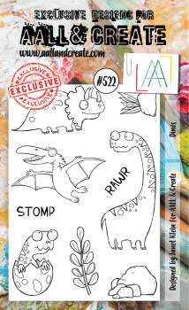 AALL and Create Dinos Stamps - Stempel A6