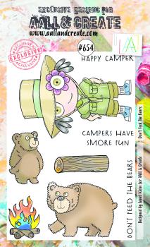 AALL and Create Don't Feed The Bears Stamps - Stempel A6