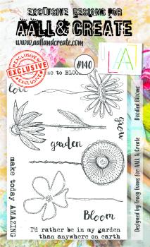 AALL and Create  Doodled Blooms  Stamps - Stempel A6