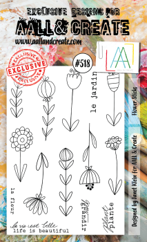 AALL and Create Flower Sticks Stamps - Stempel A6