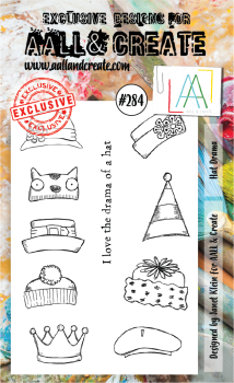 AALL and Create Hat Drama Stamps - Stempel A6