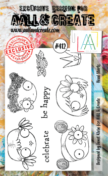 AALL and Create Head Starts Stamps - Stempel A6
